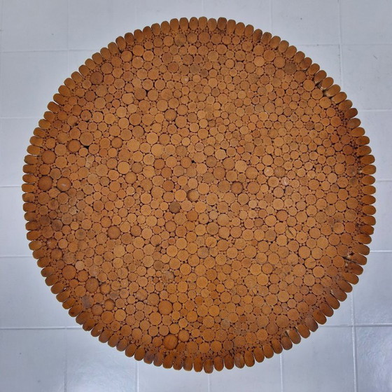 Image 1 of Sheaf of Wheat Bamboo Coffee Table by McGuire, USA, circa 1970