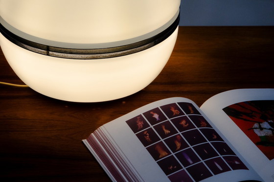 Image 1 of Space Age Spherical Table Lamp by Enrico Tronconi, Italy, 1970s
