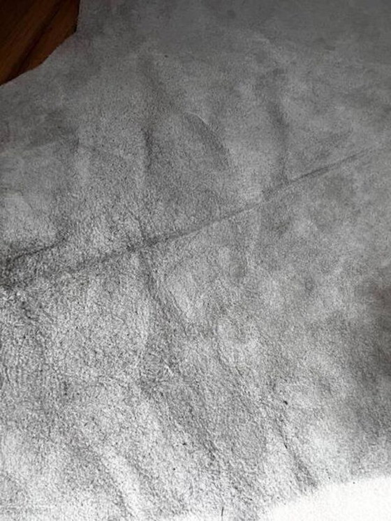 Image 1 of Tappeto, pelle di vacchetta marrone