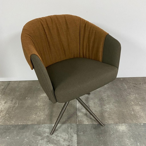 King set of 4 – Bert Plantagie, eetkamerstoelen, Plastic, Textile (photo 2 of 5)