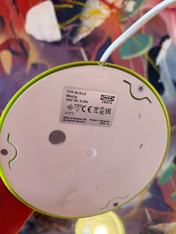 Image 1 of Lampada da scrivania vintage IKEA Skojig - Modello grande verde