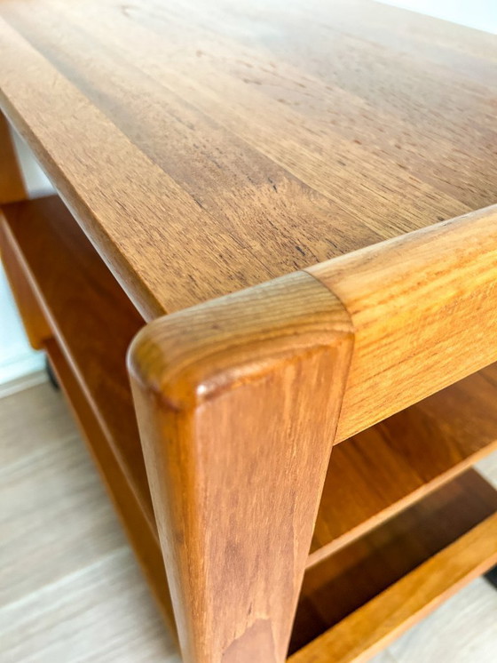 Image 1 of Vintage mid-century trolley gemaakt in Denemarken (teak)hout