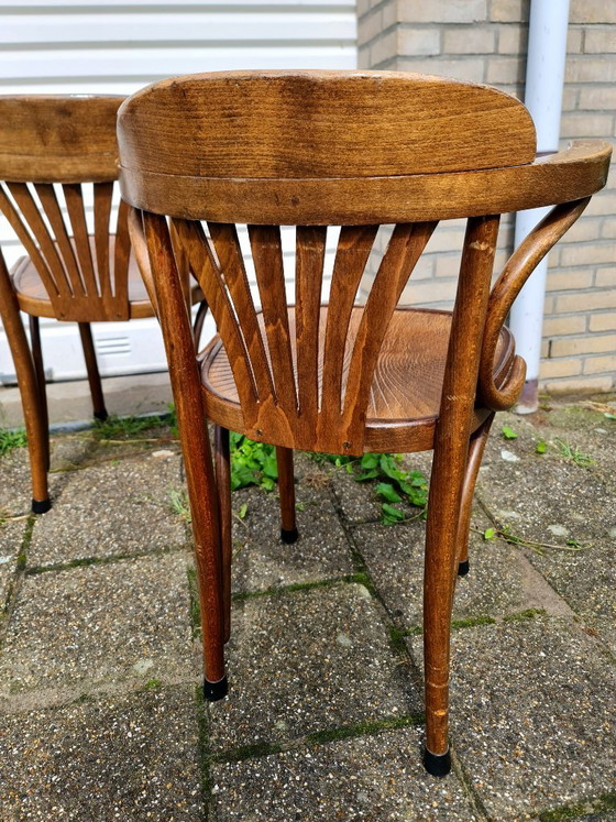 4 ZPM Radomsko (Thonet) Bentwood Chairs Vintage – Dining chairs (photo 3 of 14)
