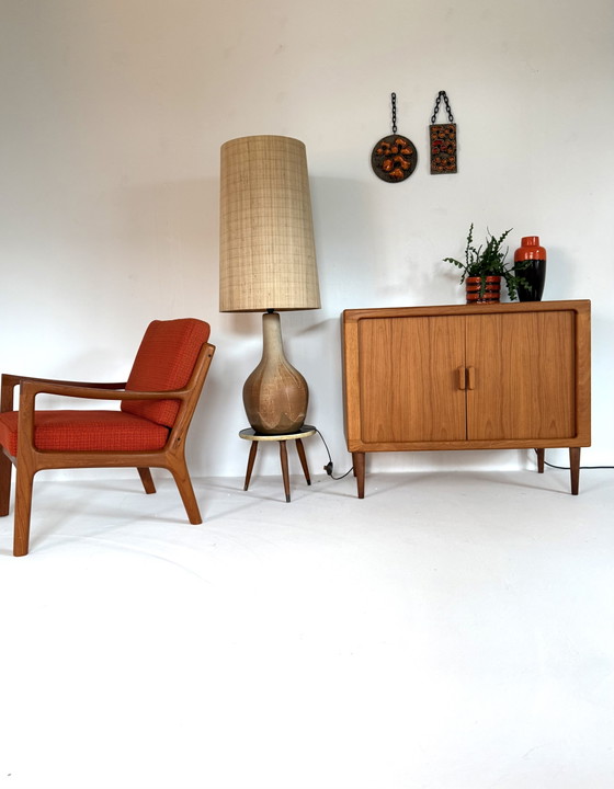 Vintage XL keramieken Vloerlaml, Krösselbach ‘70 – Krösselbach Keramik, Vloerlampen, Wool, Ceramic (photo 10 of 11)