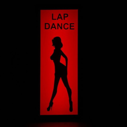 Vintage Soho London Lapdance lightbox