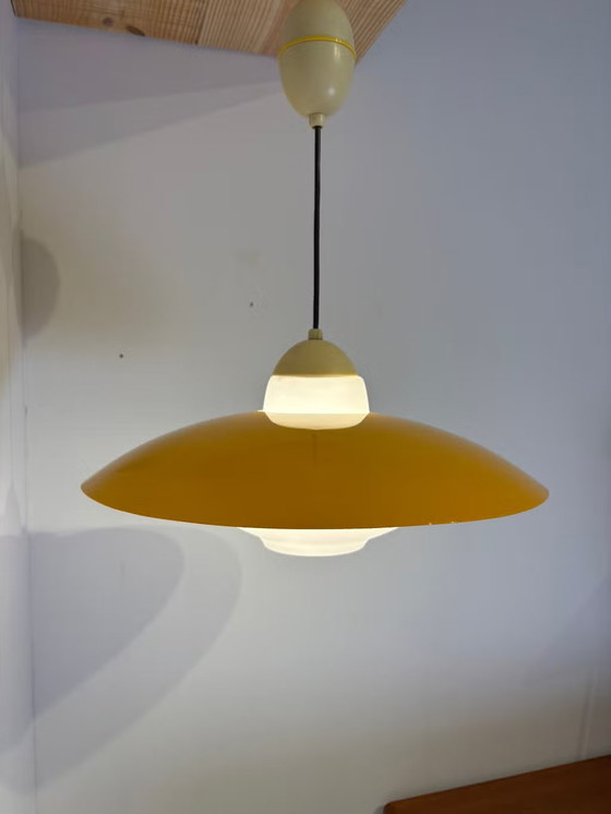 Philips, Louis Kalff UFO, Lampada a sospensione vintage anni '50 - '60, Lampade a sospensione, Metallo (foto 11 di 21)