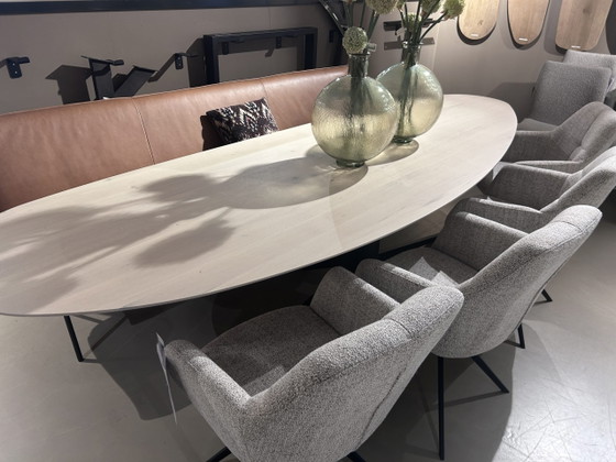 Banco de comedor Hamza - recto – H.E. Design, Zona de estar, Leather, Calfskin (photo 3 of 3)