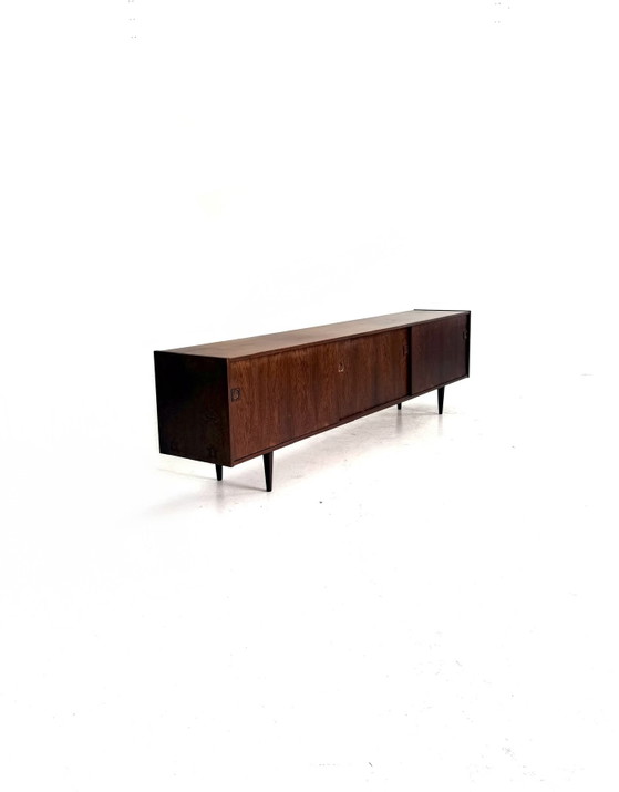 Vintage XL Danish Rosewood Lowboard, 1960s – Sideboard (photo 12 of 13)