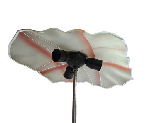 Kroonluchter in postmoderne stijl, Polen, jaren 1960 – Glass, Metal (photo 10 of 10)
