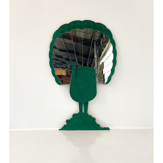 Image 1 of Vintage “Pavone” mirror by Sirio Alessandri for Pallucco, 1970