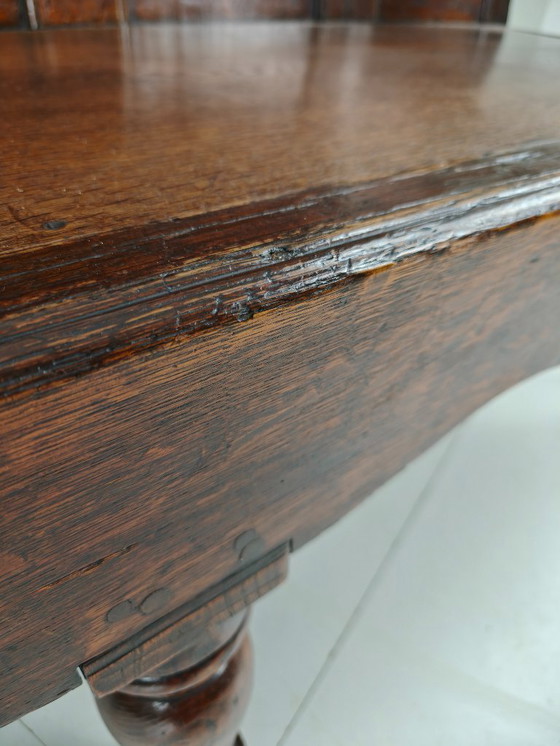 Image 1 of Panca georgiana in quercia del XVIII secolo – Circa 1790