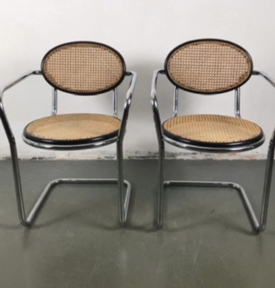 Image 1 of 2 rattan dining chairs