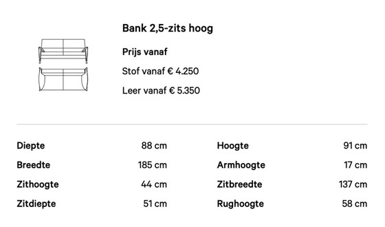 Image 1 of Leolux Felizia sofa with ottoman in leather