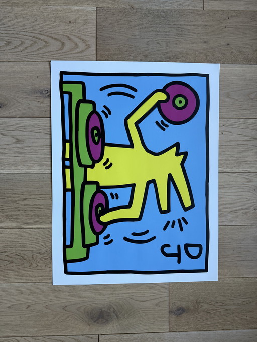 Keith haring DJ Street art 