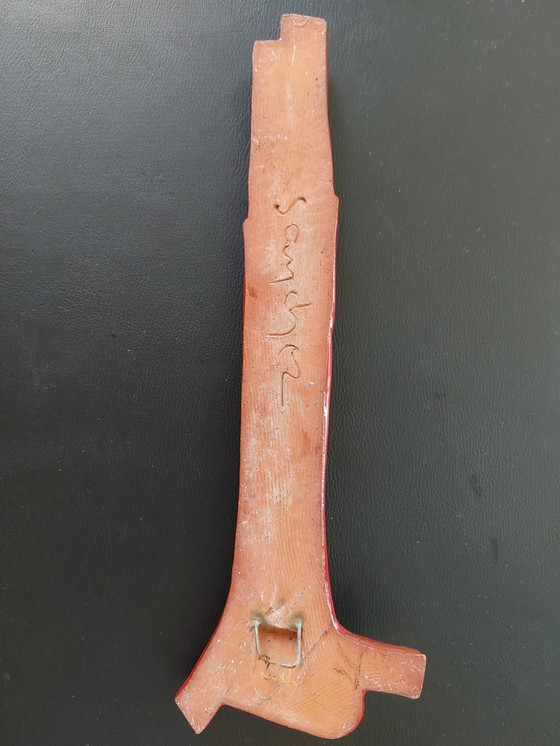 Image 1 of Sanchez Belgium ceramic vintage crucifix