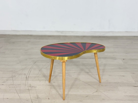 Image 1 of Niervormige tafel, plantenstandaard, bijzettafel en opbergmeubel in mid-century modern stijl