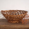 Antique hand woven wicker basket (c.1920) #2 – Decorative Objects, Rattan, Rustic (photo 8 of 9)