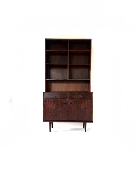 Libreria vintage in palissandro, Brouer Møbelfabrik anni '60