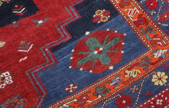 Image 1 of Antieke Russische Kaukasische Ghazni Kazak Shirvan, meer dan 100 jaar oud, 280 x 175 cm