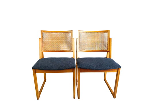 Original set of 2 Kai Lyngfeldt Larsen chair midcentury Søborg 526