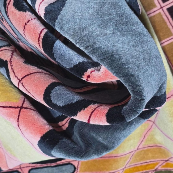 Alfombra de lana Victor Vasarely JENGE CA – Tejido a mano con base de algodón geométrico (220 x 225 cm) – Wool (photo 5 of 9)