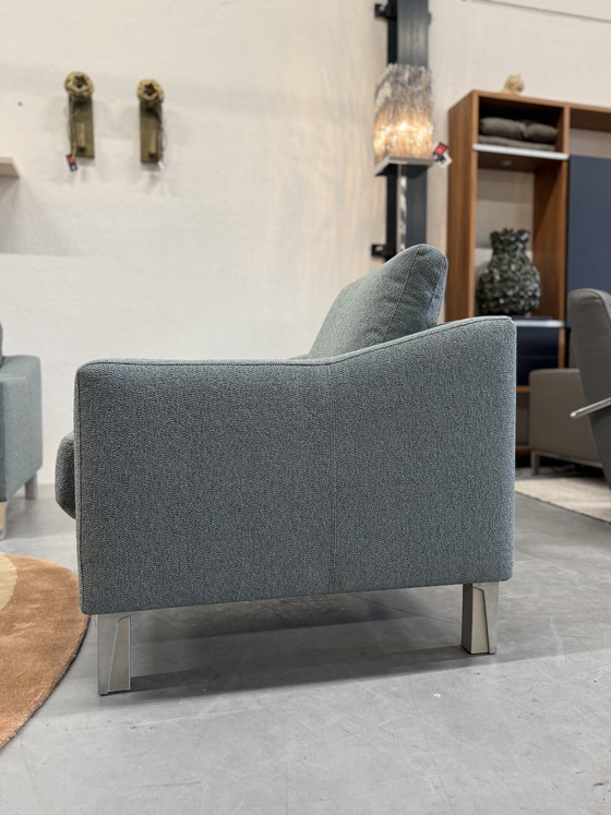 Image 1 of Poltrona Leolux Antonia in tessuto blu