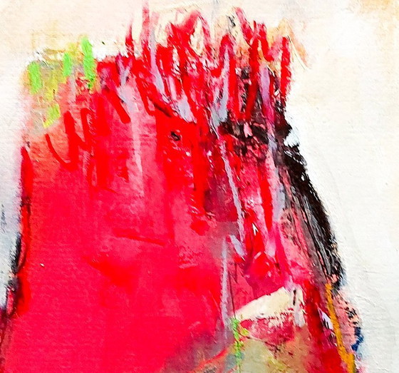 Image 1 of Technique mixte acrylique - LAVA - 50 x 50 cm