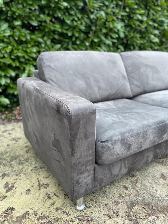 Image 1 of Grote antracietkleurige hoekbank - Ruime loungebank - Gratis levering