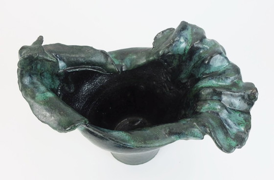 Image 1 of Dänische moderne Keramikvase, Schale, Keramikobjekt, Conny Walther, Dänemark, 1960er/70er Jahre