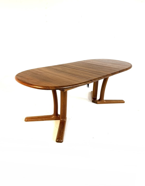 Image 1 of Vintage XL extendable Danish dining table, Dyrlund '70