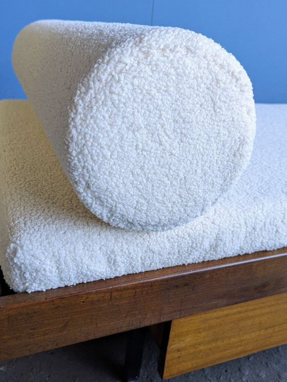 Image 1 of Banquette-lit vintage en teck avec tiroirs, années 1960