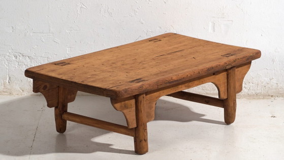 Tavolino basso antico in legno di pino – Cina, circa 1930 – Tavolini da caffè (photo 3 of 40)