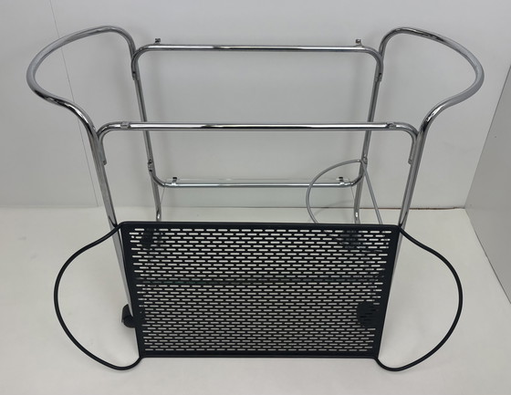 Image 1 of Carrello di servizio / carrello / carrello porta bevande in metallo con struttura in tubo d'epoca