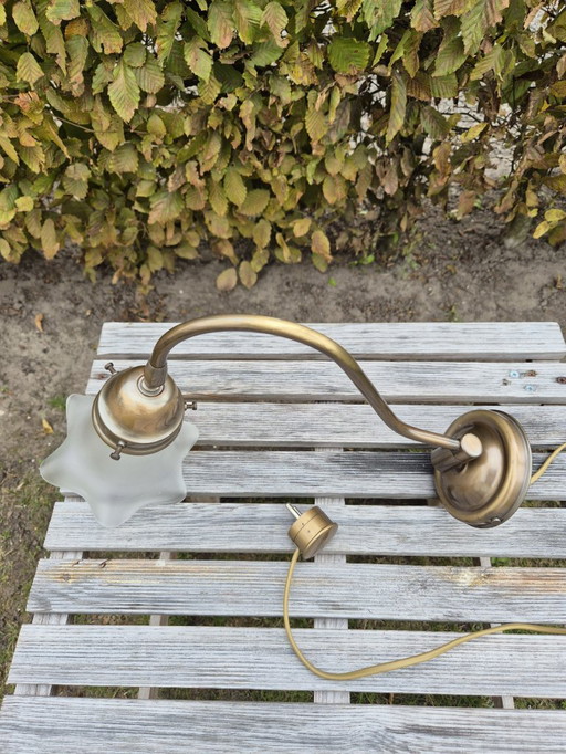 Vintage - Wall lamp - Arc lamp - Herda - Chalice glass