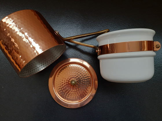 Image 1 of Au bain marie set in koper