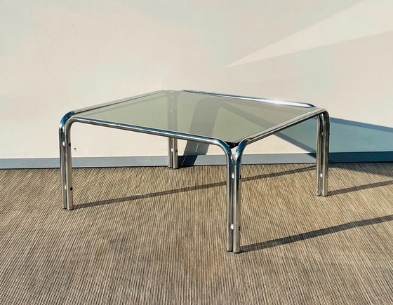 Image 1 of Pair of chrome coffee tables # Vintage 70s # Living Room Tables