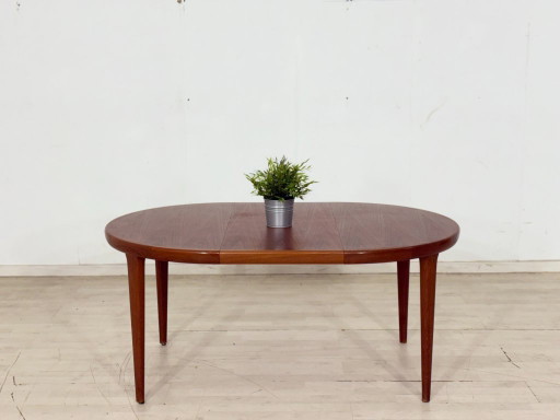 Deense teakhouten salontafel / Tafel in mid-century stijl / Vintage Scandinavisch design / Teakhouten salontafel