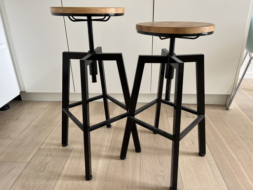 Zara home tabouret de bar réglable