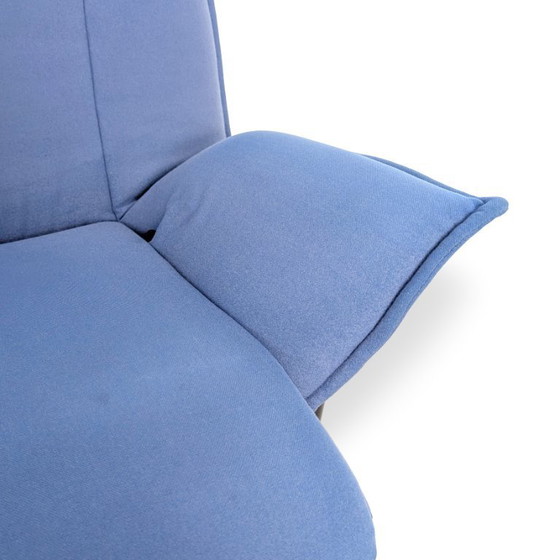 Image 1 of Cassina Veranda Sofa Design Couch Vico Magistretti Fabric Blue
