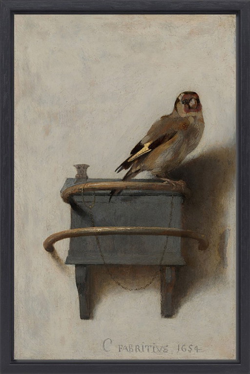 Carel Fabritius DER STIEGEL (auf Leinwand)
