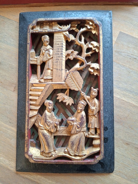 Chinesische Holzpaneele – Wanddekoration (photo 4 of 5)