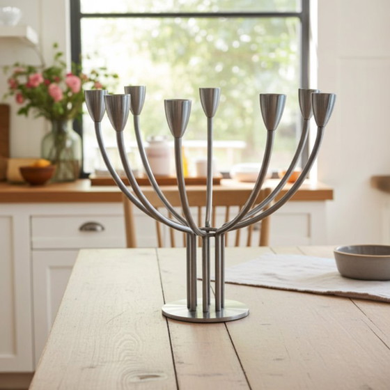 Image 1 of Bougeoir IKEA Stockholm vintage – Design à 8 bras par K & M Hagberg