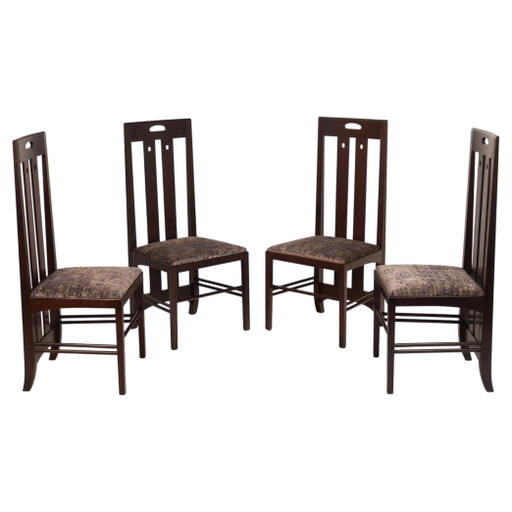 Charles Rennie Mackintosh Glasgow Style Ingram Low Chairs aus Eschenholz für Cassina