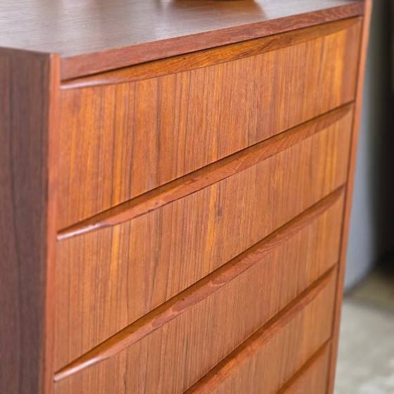 Cassettiera danese vintage, teak anni '60 scandinava, Cassettiere, Legno, Marrone, Scandinavian (foto 9 di 19)