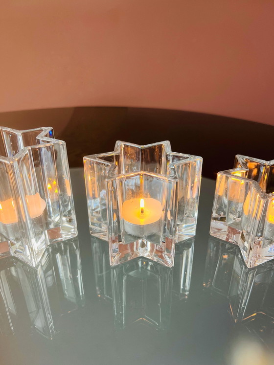 Image 1 of 🤍KRISTALLEN STERVORMIGE KANDELAARS  STELLA🤍