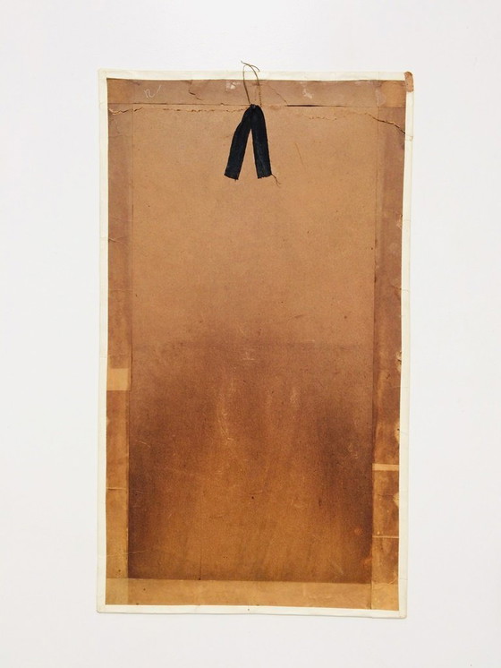 Image 1 of Paire de tissages de soie de 1900 d'après P. Auguste Cot