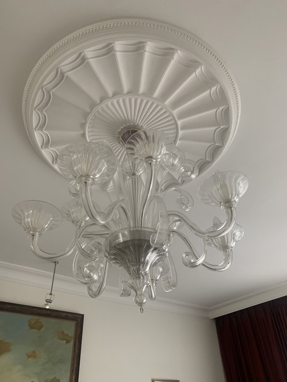 Image 1 of Grand lustre en verre de Murano