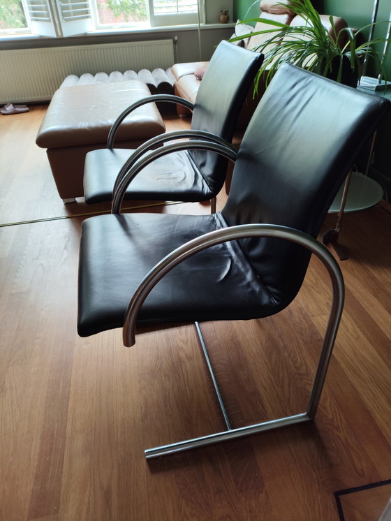 Metaform Cirkel – Eetkamerstoelen, Leather, Metal (photo 2 of 5)