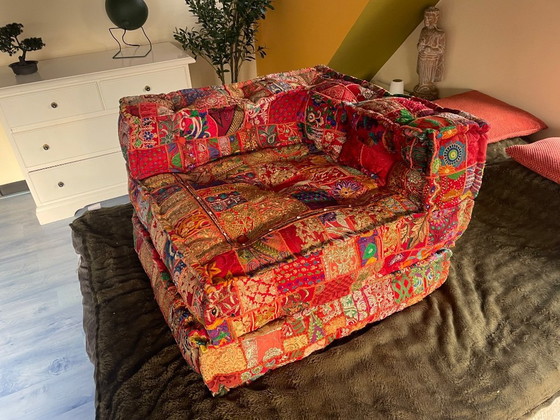 Image 1 of Preciosa silla de salón con diseño de flores