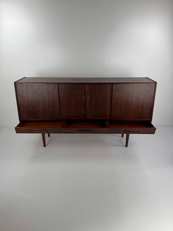 Image 1 of Ærthøj Jensen & Mølholm Rosewood Sideboard – Danish Craftsmanship with Hidden Bar